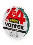 Леска плетёная Lucky John Vanrex BBS х4 BRAID Moss Green 125/032