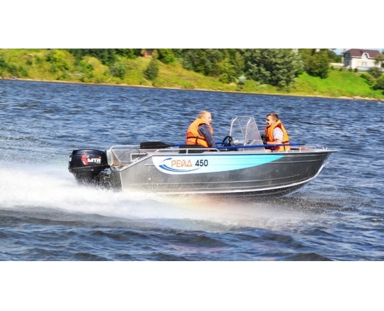 Корпусная лодка Рейд 450 C алюминиевая