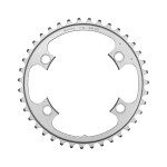 Звезда передн. Shimano, 105, для FC-5800, 39T-MD для 53-39T, цв. серебр.