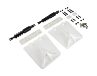 Купить Nauticus Комплект транцевых плит Nauticus серии SX, цвет белый, размер 9.5"х10" у официального дилера со скидкой