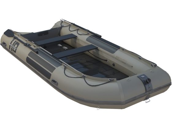 Надувная лодка Badger HD430 (Черный)