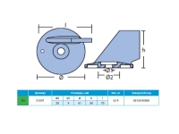 Купить Tecnoseal Анод TECNOSEAL цинковый для Suzuki 55125-95500 01207 у официального дилера со скидкой