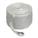 Трёхпрядный якорный трос SANTONG ROPE 12мм*45м белый