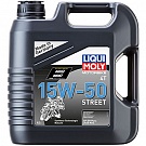 НС-синтетическое моторное масло LIQUI MOLY Motorbike 4T Street 15W-50 4L 1689