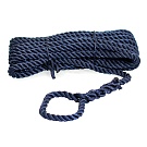 Трёхпрядный трос швартовый SANTONG ROPE 12мм*10м тёмно-синий
