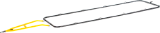 Сани рыболовные NORFIN Тайга 170 с обвязкой и полозьями 170x80x30см