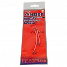 Оснастка фидерная FEEDER-GUM красная нить 40см 2шт. арт.FG-40-060