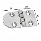 Петля неразъемная Homer 71х40х4,5 мм 8600