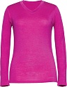 Женская кофта с вырезом W8544-670 (ярко-розовый) (M)