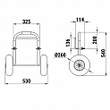 Тележка Техномарин для транспортировки лодки типа 