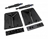 Комплект транцевых плит Nauticus серии SX, цвет черный, размер 9.5