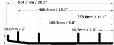 Конек лыжи SPI BRP (комплект 2шт) A-04-0-4-438
