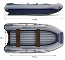Надувная лодка ФЛАГМАН DK 320 двухкорпусная